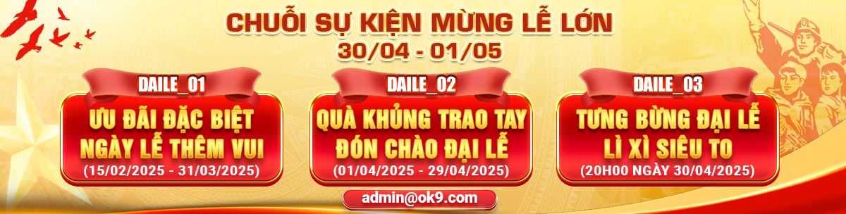 banner đại lễ nhà cái OK9
